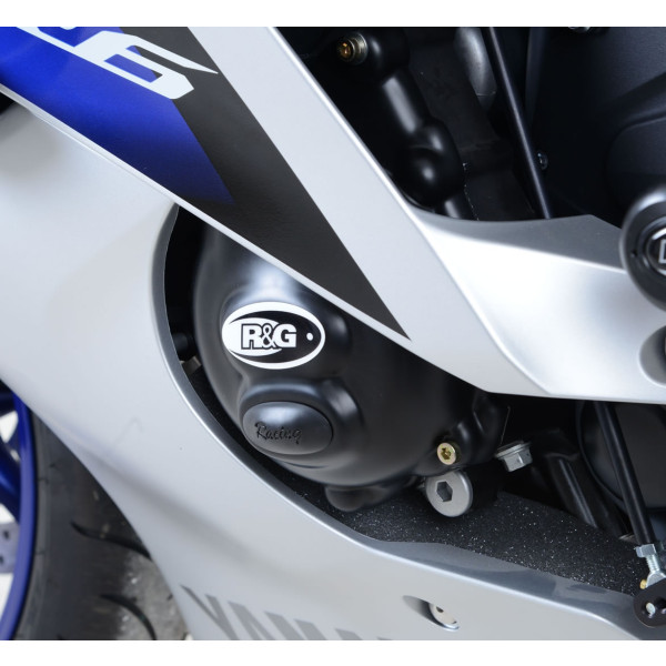 R&G R6 CRANK CASE COVER LHS BLACK